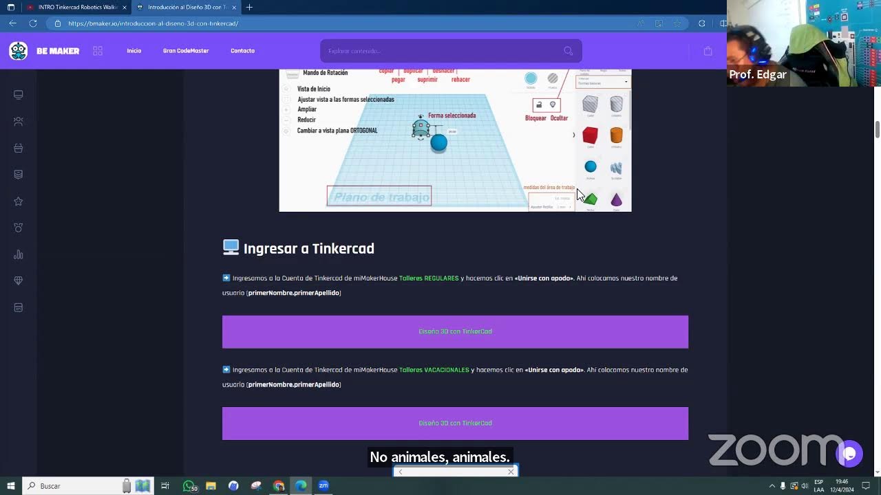 Programaci&oacute;n y Rob&oacute;tica Educativa be Maker