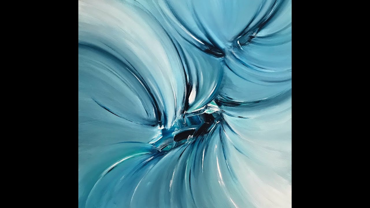 Serenity - abstract painting, acrylicpainting, abstract art, abstrakte Malerei mit Acryl