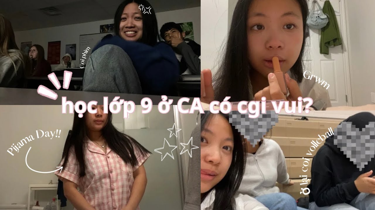 SCHOOL VLOG | 24h đi học lớp 9 ở CA 📚💗