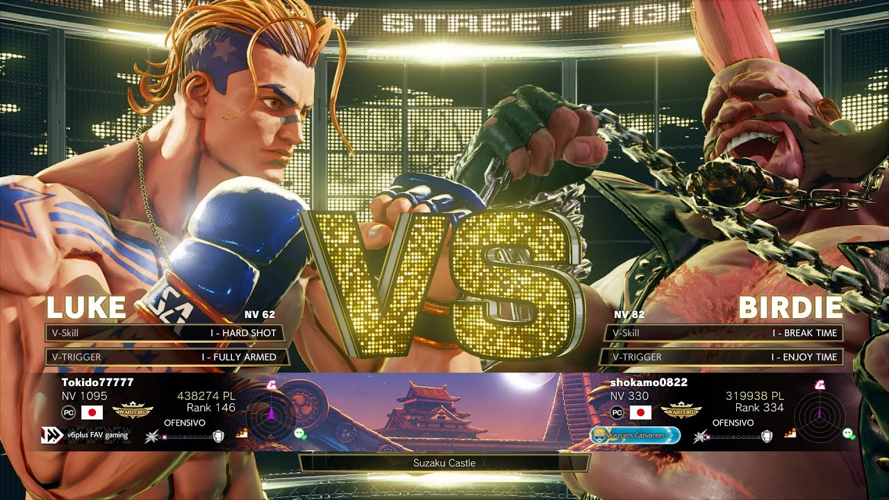 SFV Champion Edition 🔥 Tokido (LUKE) Vs shokamo0822 (BIRDIE) 🔥 Online Match's 05-28-2023