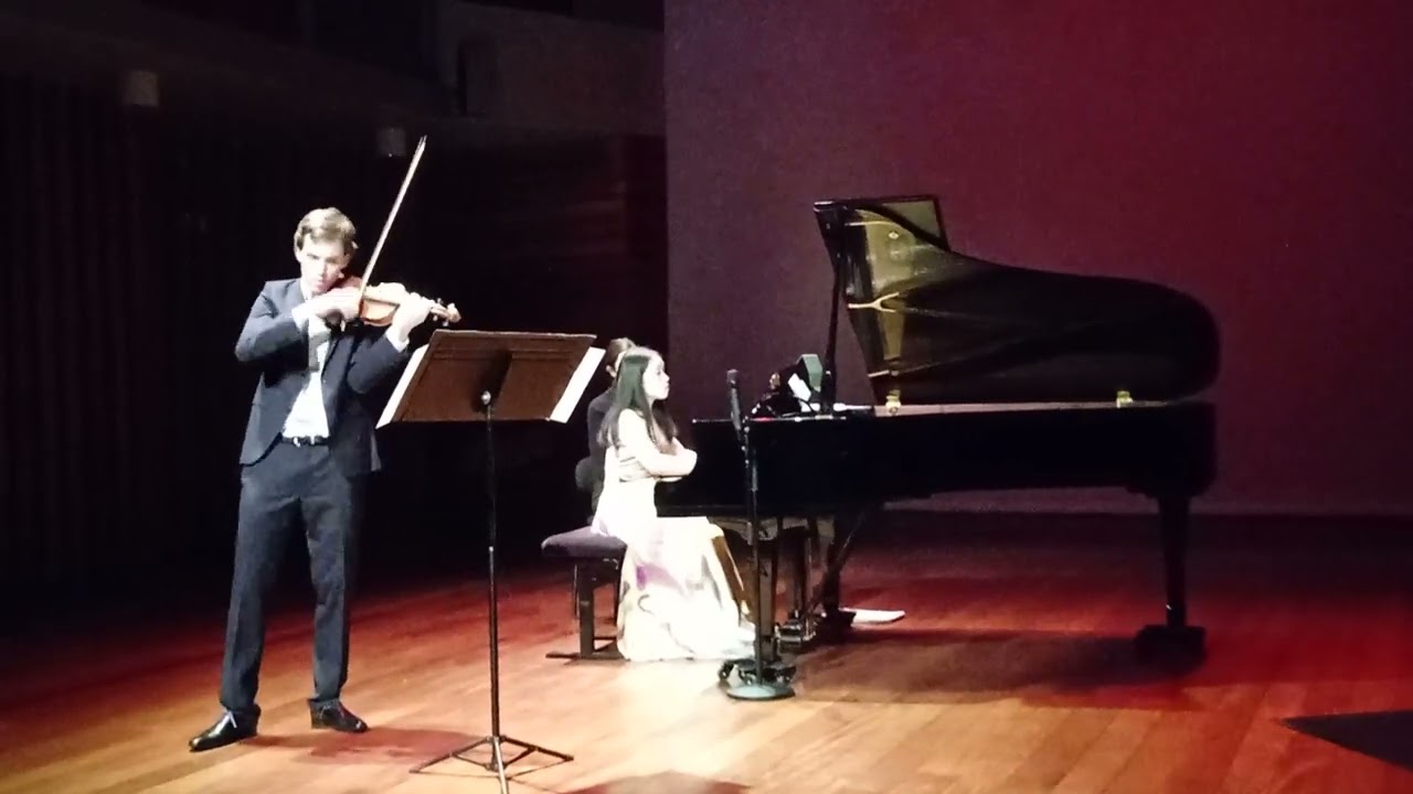 Enfantaisie ( Laurent Houque violon , Misa Kakumoto  piano, Mayo painter@ Arsonic Mons 🇧🇪 15/03/2022
