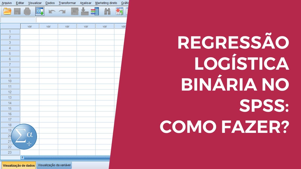 Regressão Logística Binária no SPSS (Aula 13 - Parte 1)