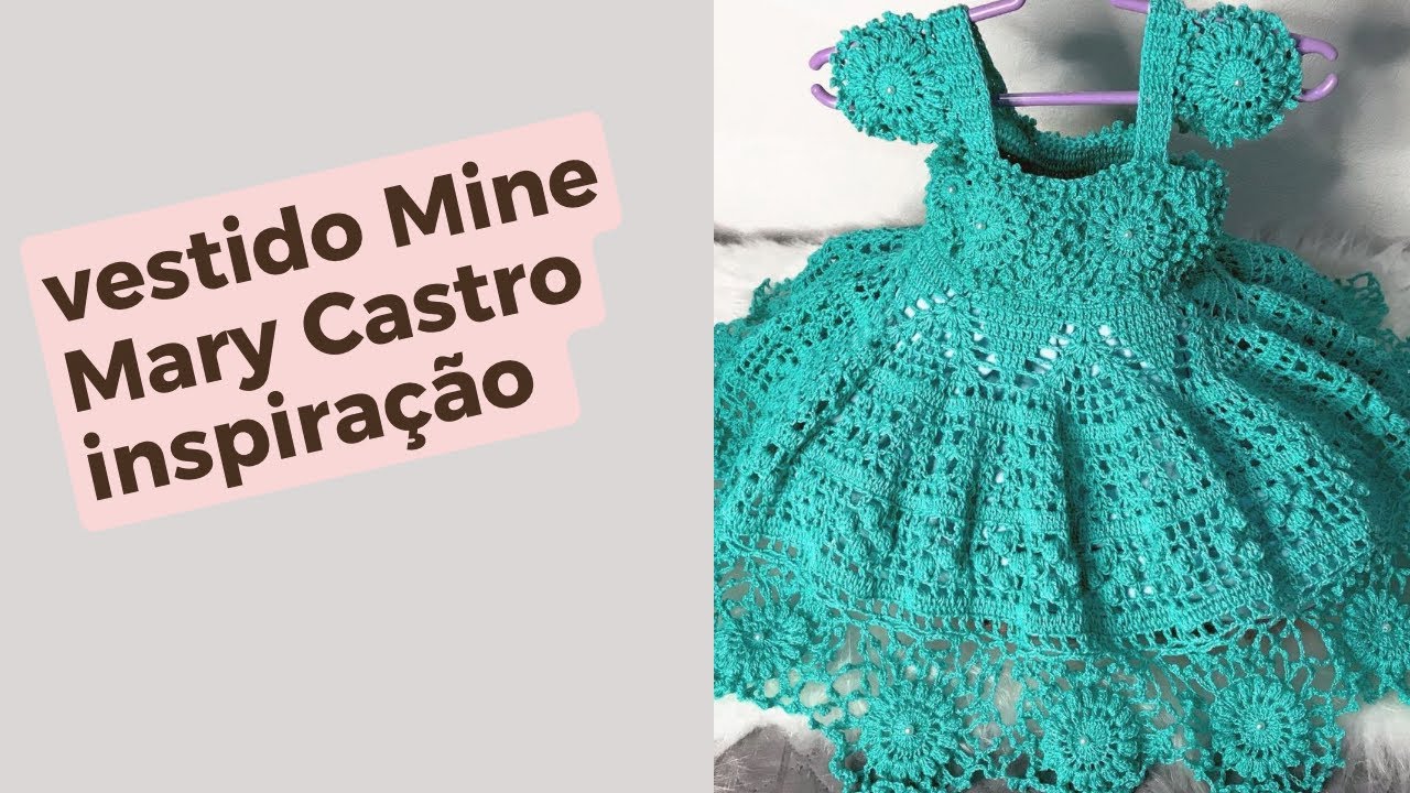 Vestido infantil inspiração mine Mary Castro parte 1 gravando o restante!