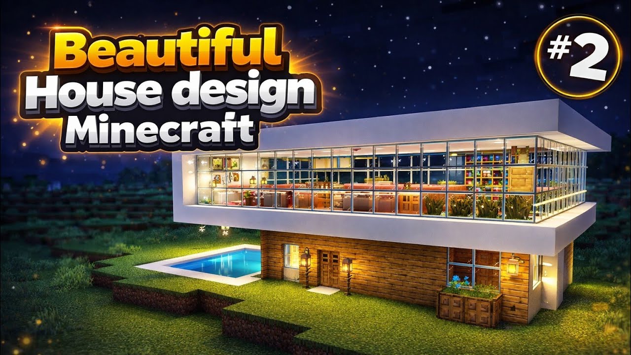 I Built a Stunning House Design in Minecraft | Creative Build #minecraft 