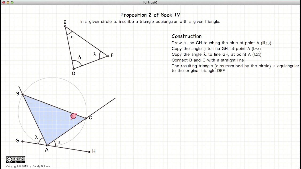 Euclid's Elements Book 4 - Proposition 2