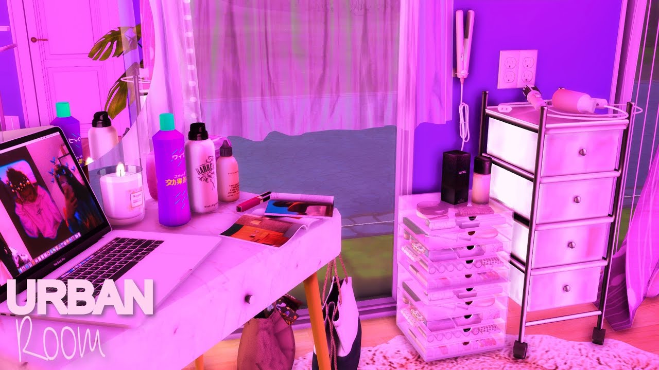 URBAN VANITY ROOM + URBAN FEMALE ROOM CC FOLDER | FURNITURE CC DOWNLOAD!! | THE SIMS 4