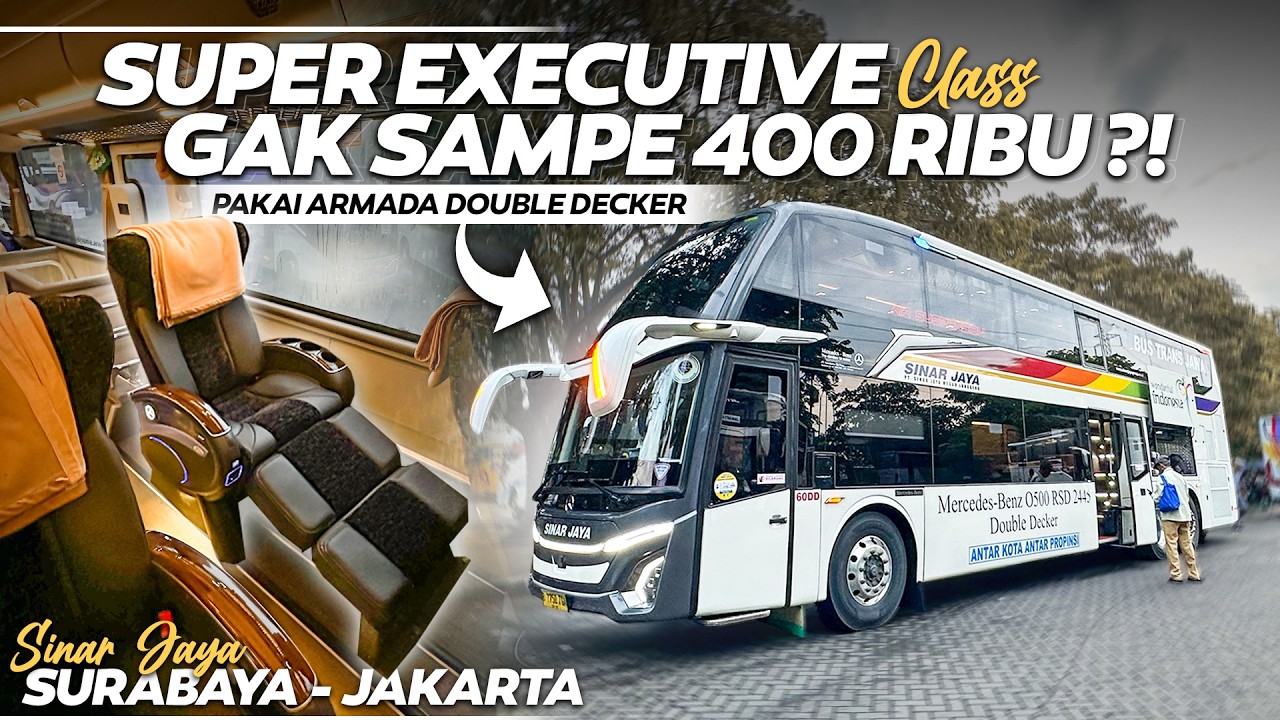 DEFINISI BUS NYAMAN DAN HARGA TERJANGKAU !! Sinar Jaya rute Surabaya - Jakarta