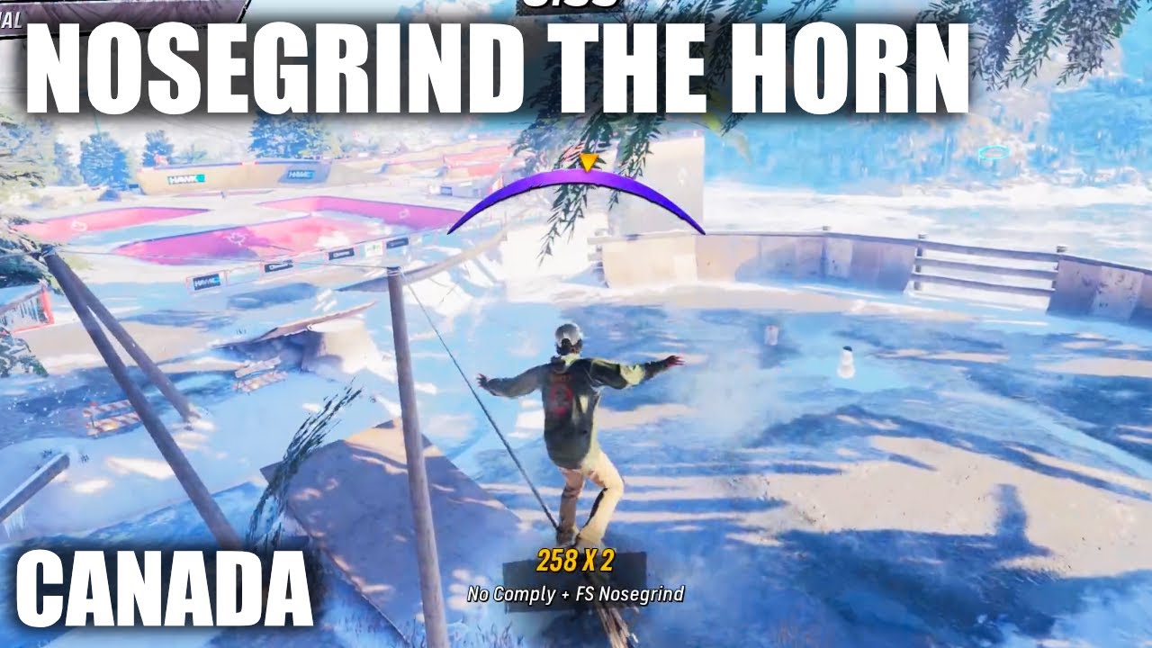 How to Nosegrind Around the Horn in Canada - Tony Hawk's Pro Skater 3 + 4