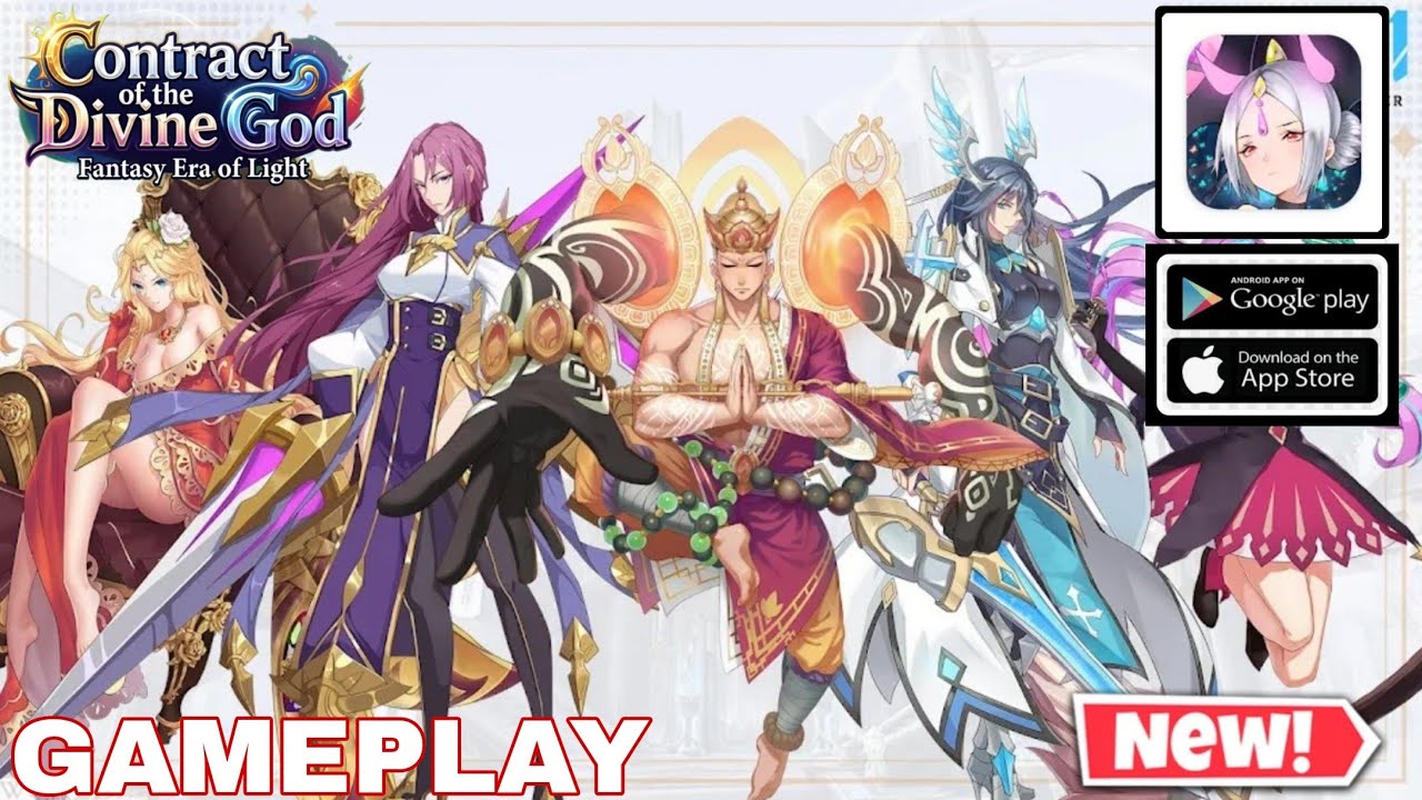 Contract of the Divine God Fantasy Era of Light Gameplay New Rpg Game For Android/ios (Turn base) 