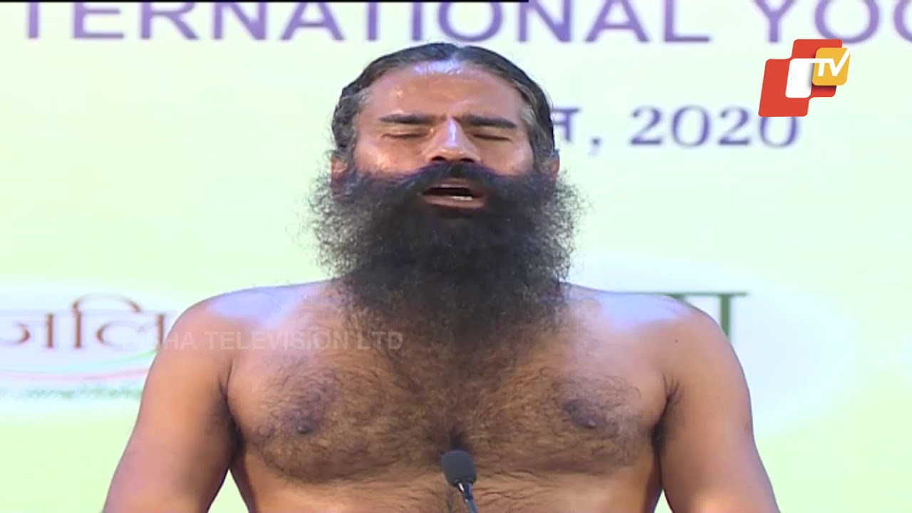Yoga Day 2020- Baba Ramdev Performs Yoga At Patanjali Yogpeeth