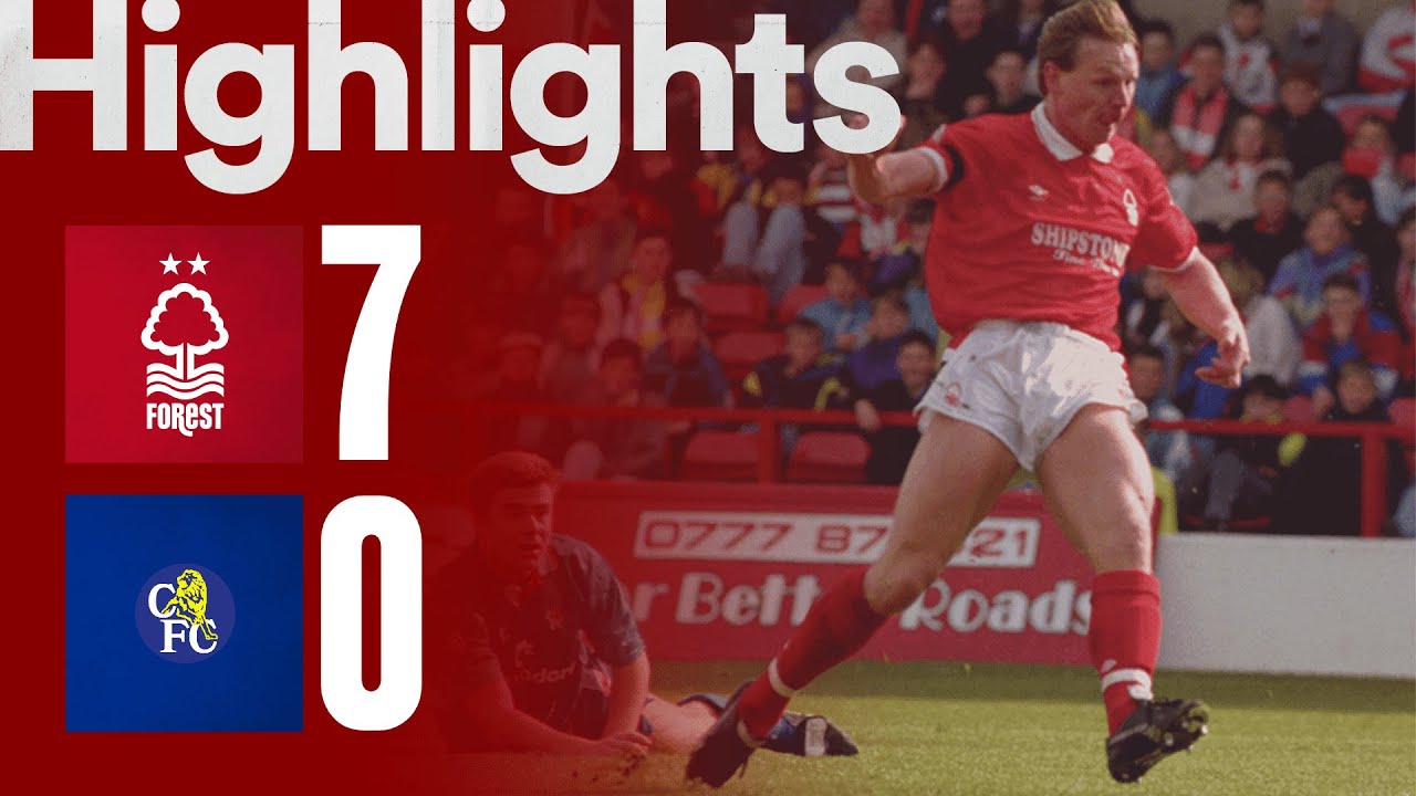 Roy Keane Brace! 🔥 | Nottingham Forest 7-0 Chelsea (1990/91) | Classic Highlights
