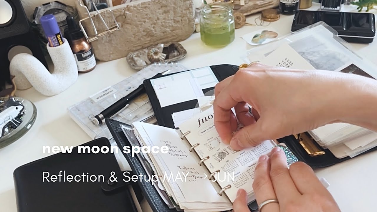 Reflection&Setup①【声あり🎙️】｜fILOFAXのM5・ミニ6手帳の5月のリフィル整理と6月の準備 #手帳タイム