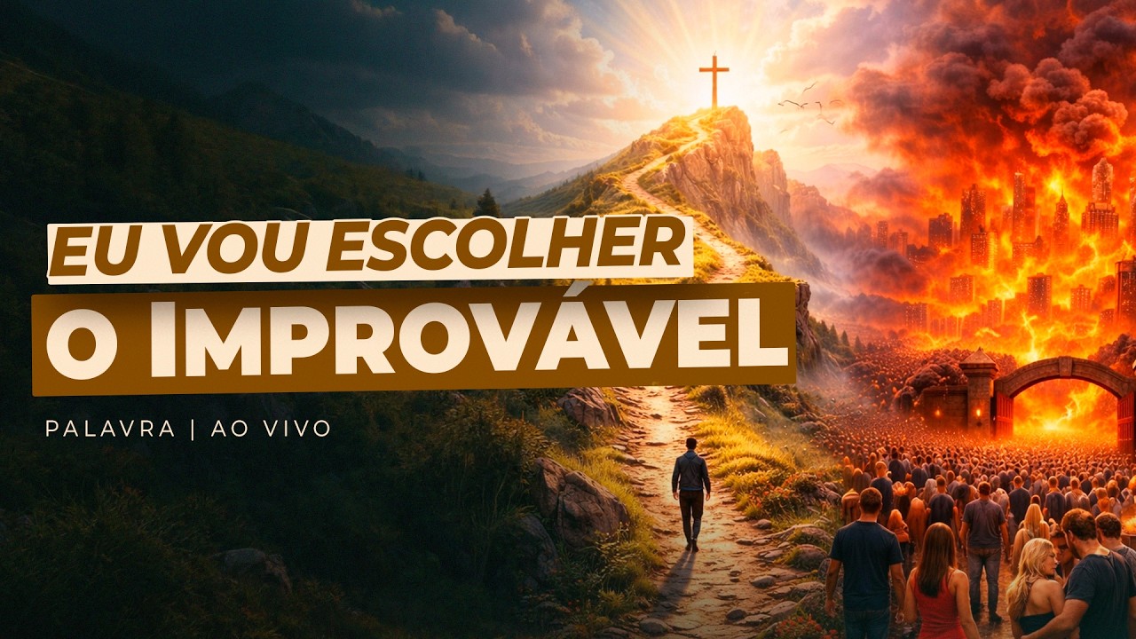 EU VOU ESCOLHER O IMPROVÁVEL - Palavra Ao Vivo - Pastora Tânia Tereza
