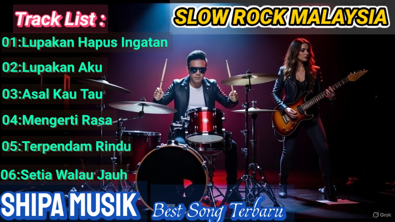 🔥Slow Rock Malaysia Terpopuler 🔥 Lagu Galau Sepanjang Masa