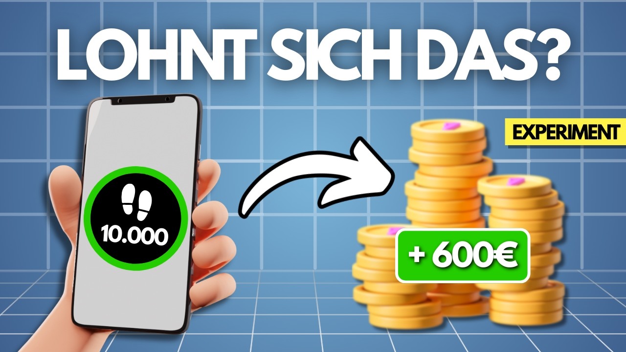 Geld verdienen mit Schritten – Meine Zahlen nach 7 Jahren
