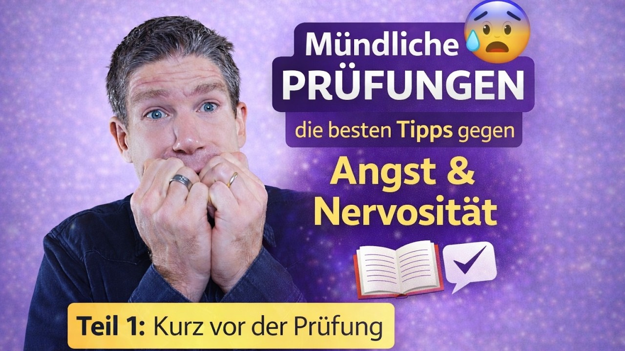 Tipps gegen Angst & Nervosität in mündlichen Prüfungen
