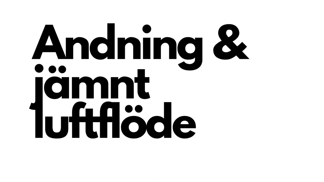 Sångövning: Andning & jämnt luftflöde (hög tonart)