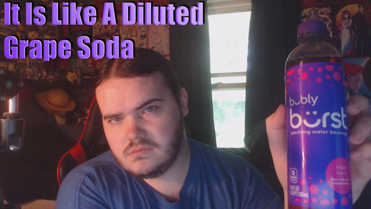 Bubly Burst Triple Berry Sparkling Water Taste Reaction/Review