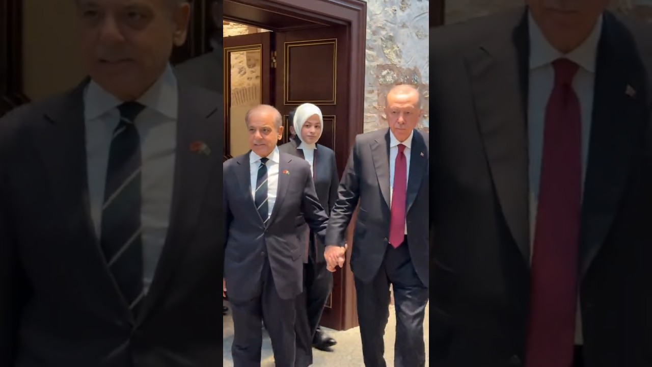 Turkish Prsident Rajab Tayyab Erdogan and PM Shahbaz Sharif Friendship #turkey #pakistan #shorts