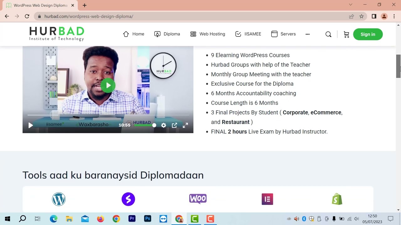 Hurbad Diploma - Sideen Iskaga Diiwaan Galiyaa