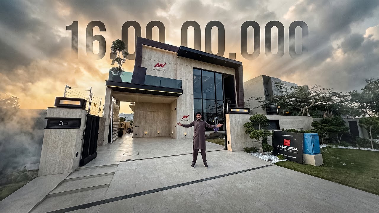 Inside MOST Luxury 1 Kanal House FRONT ELEVATION For Sale in DHA Lahore Phase 7 