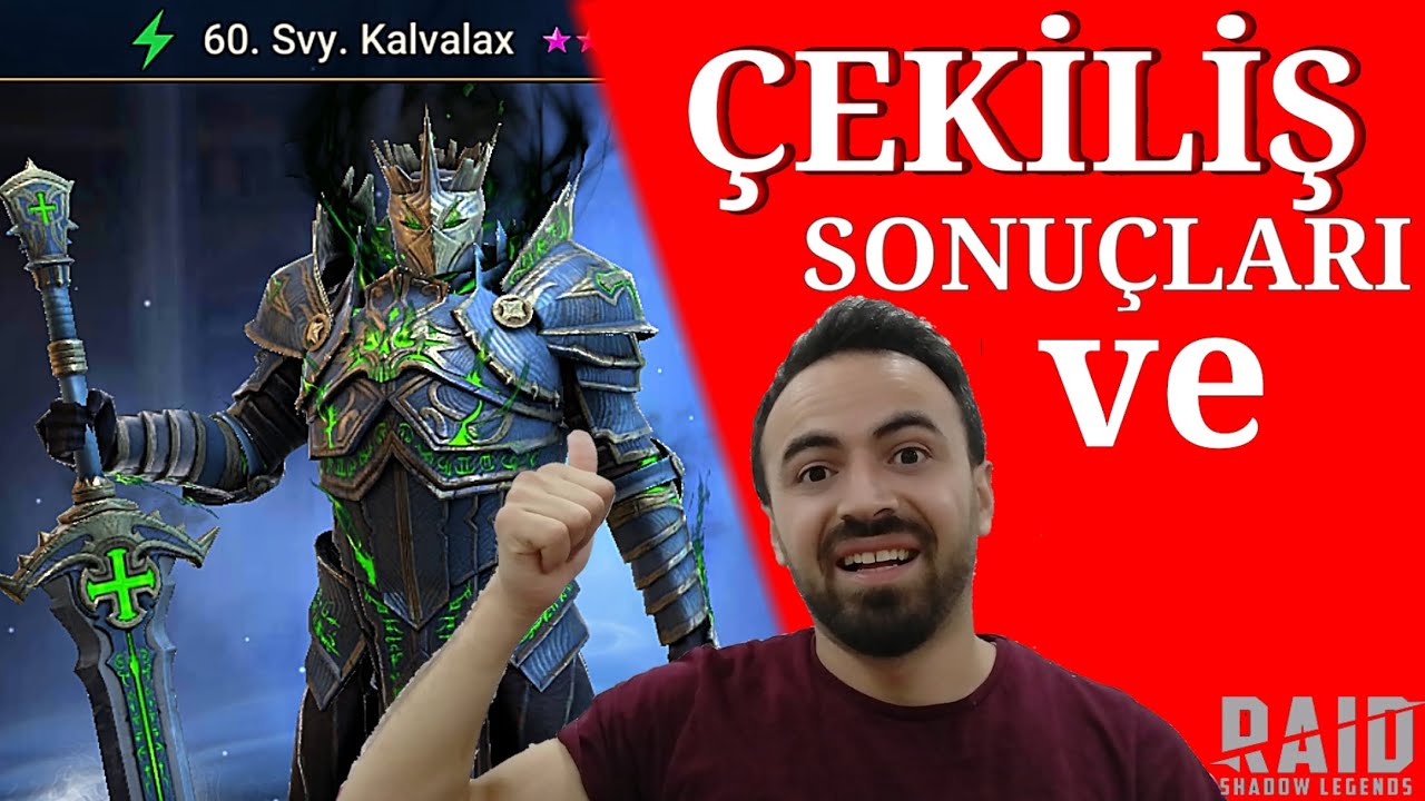 Kalvalax İnceleme ve ÇEKİLİŞ SONUCU | RAID: Shadow Legends Türkçe