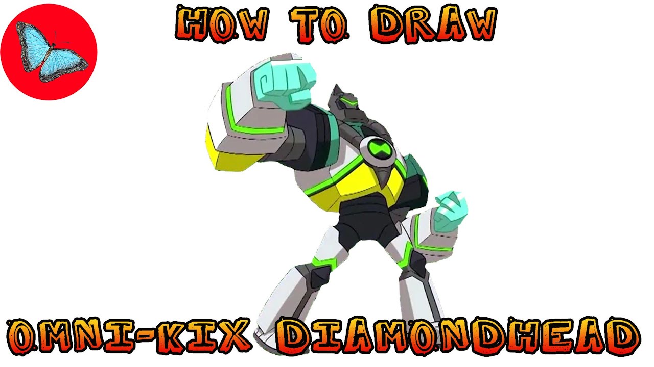 How To Draw Omni-Kix Diamondhead From Ben 10 | Drawing Animals