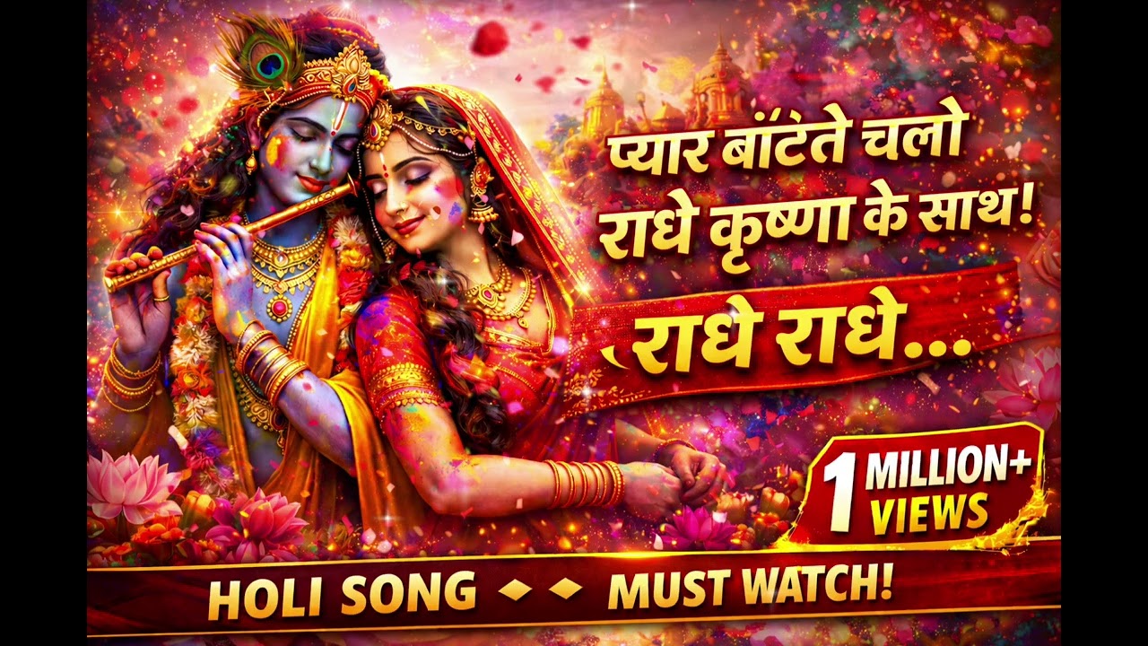 #बरसाने में धूम मची 🔥 राधे कृष्ण की रंगीली होली | 2026 Superhit Holi Song”#icchabhakti 