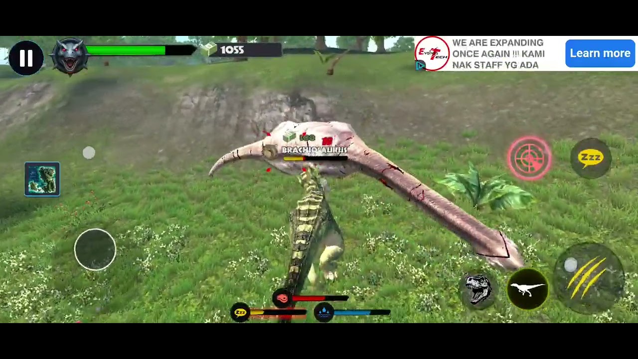 This is why T-rex is called the king😈😈😈