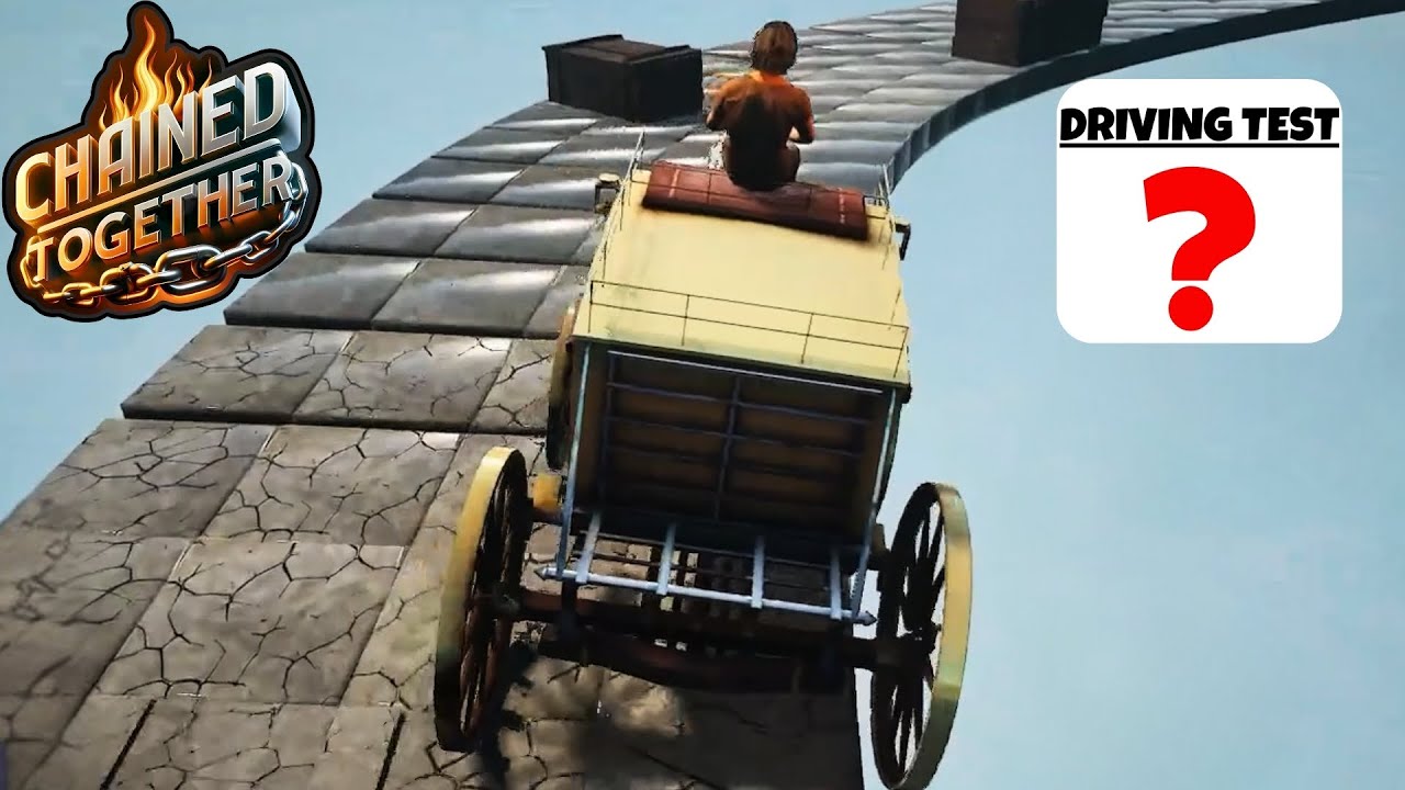 Can Mustache Pass His Driving Test in Chained Together?