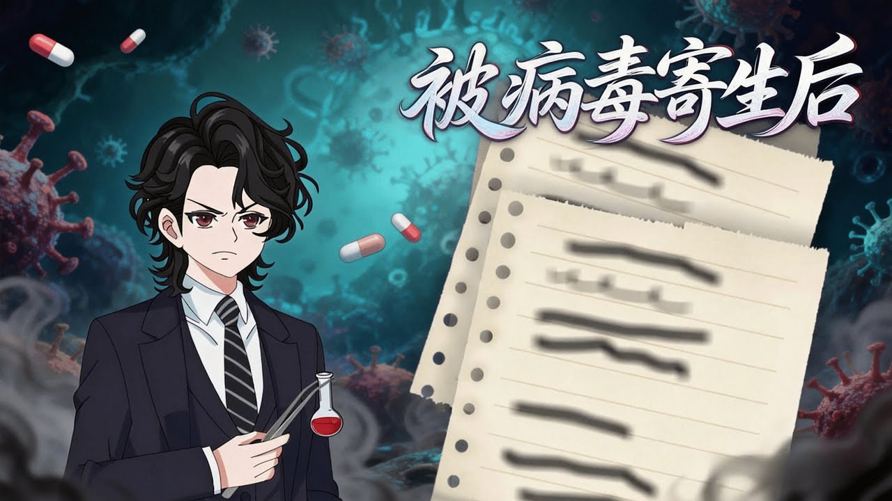 🦠林默继承父亲遗物，打开神秘样本瞬间被寄生：这玩意儿…… 居然在我体内说话了？#沙雕剧情 #漫畫