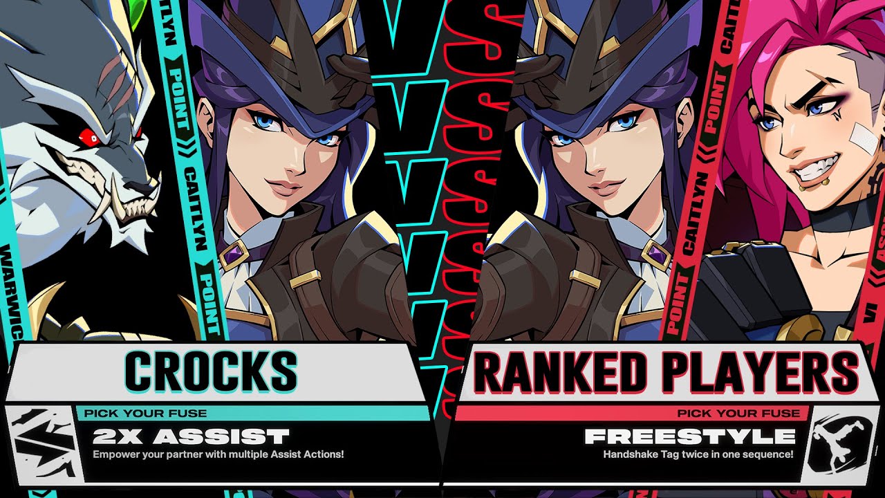 Crocks (Caitlyn / Warwick) vs Ranked Players - 2XKO