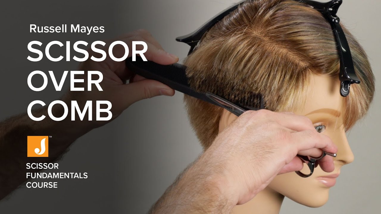 FREE Scissor Fundamentals Course -  Scissor Over Comb - Part 4