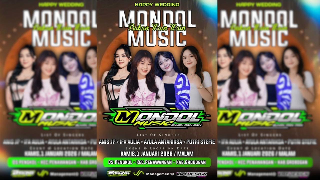 🔴#LIVE MONDOL MUSIC - WEDDING PARTY - PSP AUDIO - PENGKOL PENAWANGAN - 1 JANUARI 2026