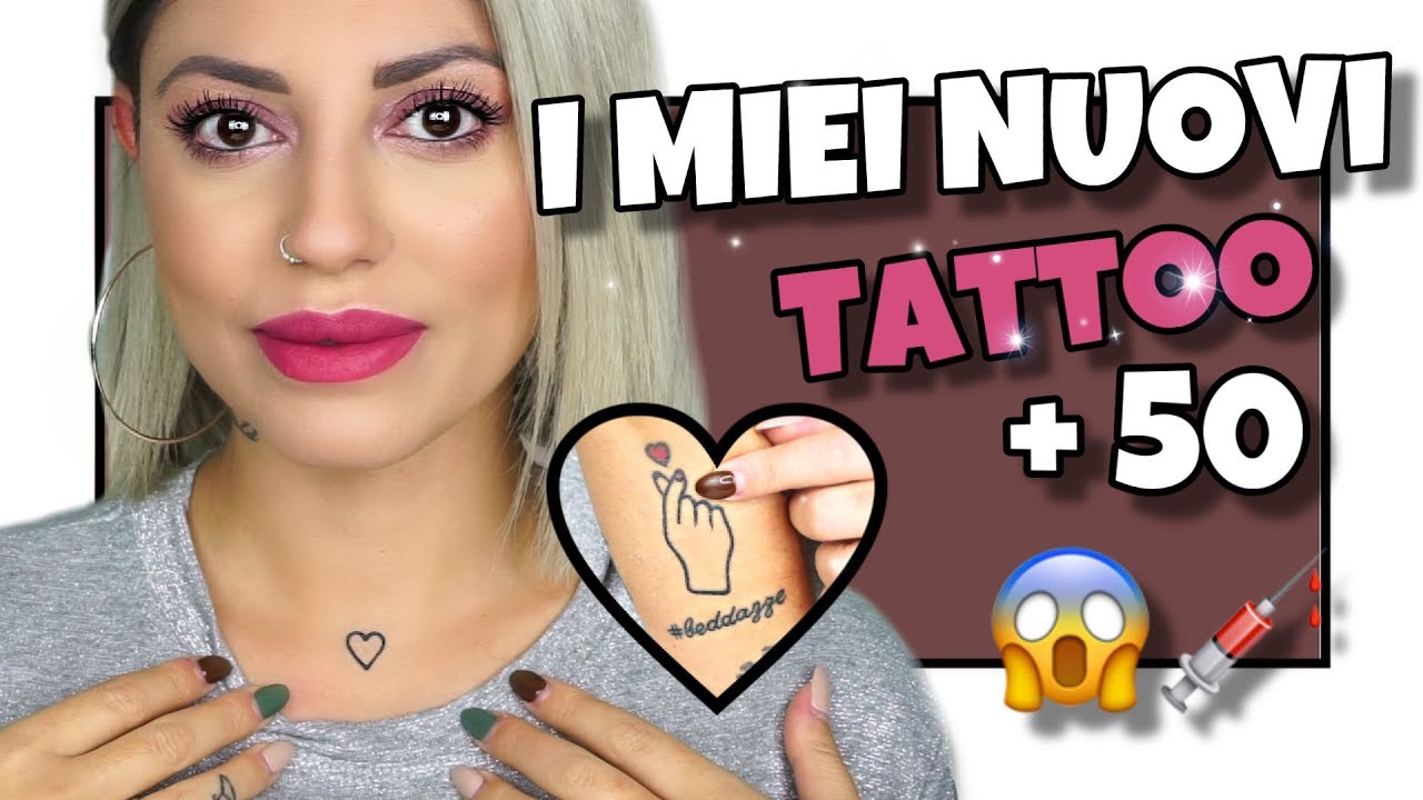 I MIEI NUOVI TATTOO  💉: PIU' DI 50 TATUAGGI SUL MIO CORPO 😱
