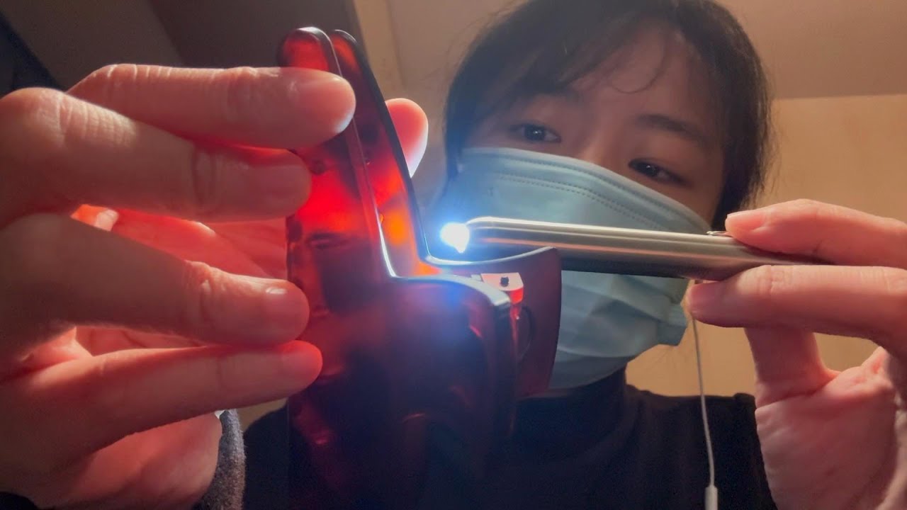 Hair clips introduction | Inaudible and unintelligible ASMR