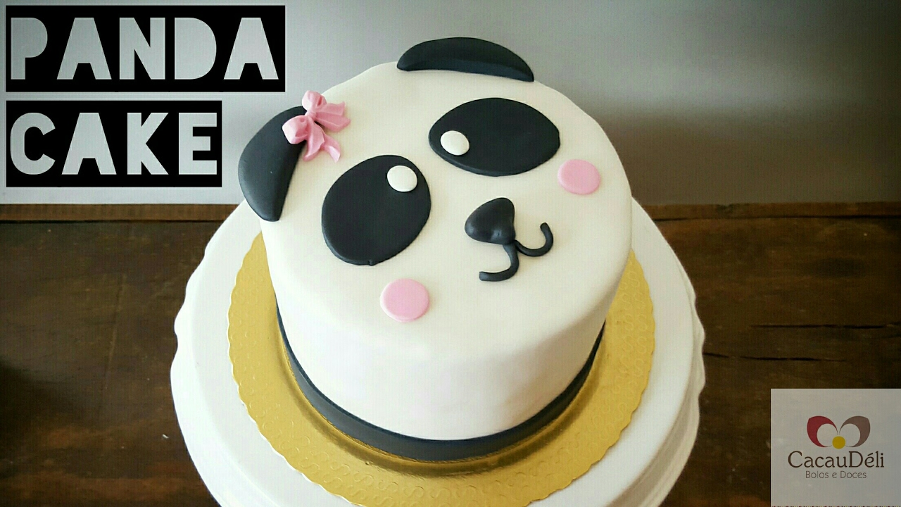 Panda Cake - bolo de pasta americana