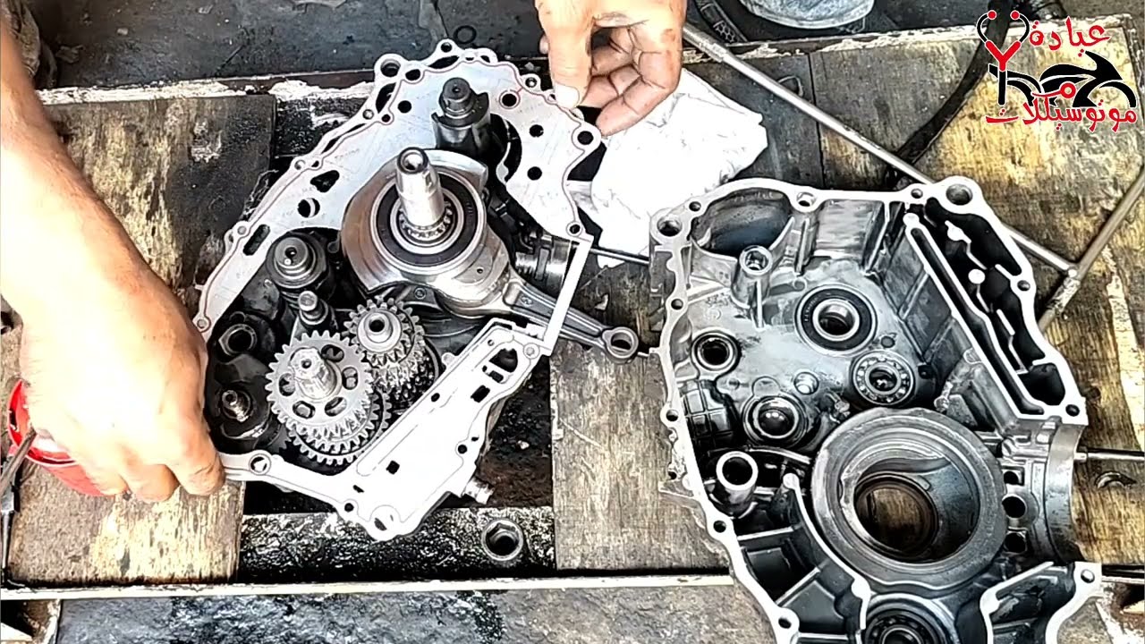 تجميع موتور موتوسيكل HAUGIANG V250 max مع الشرح كامل assembly motor 250 cc