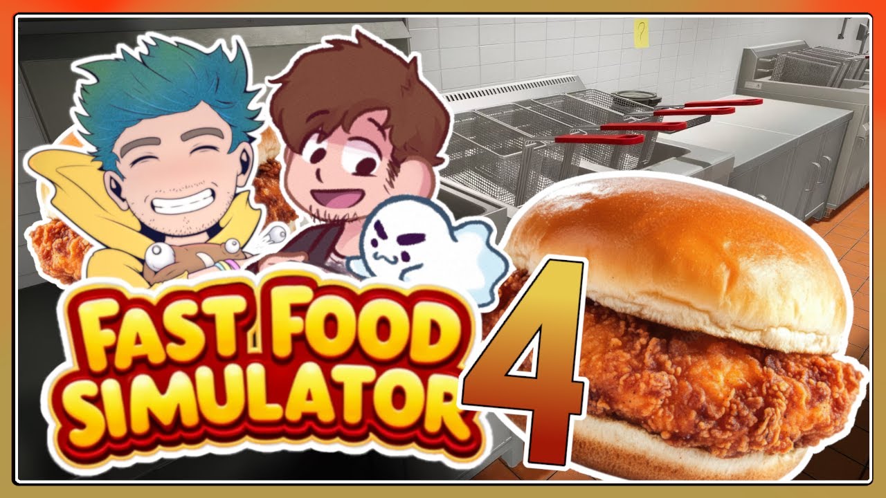FRIED CHICKEN with @SinowBeats! [Fast Food Simulator]