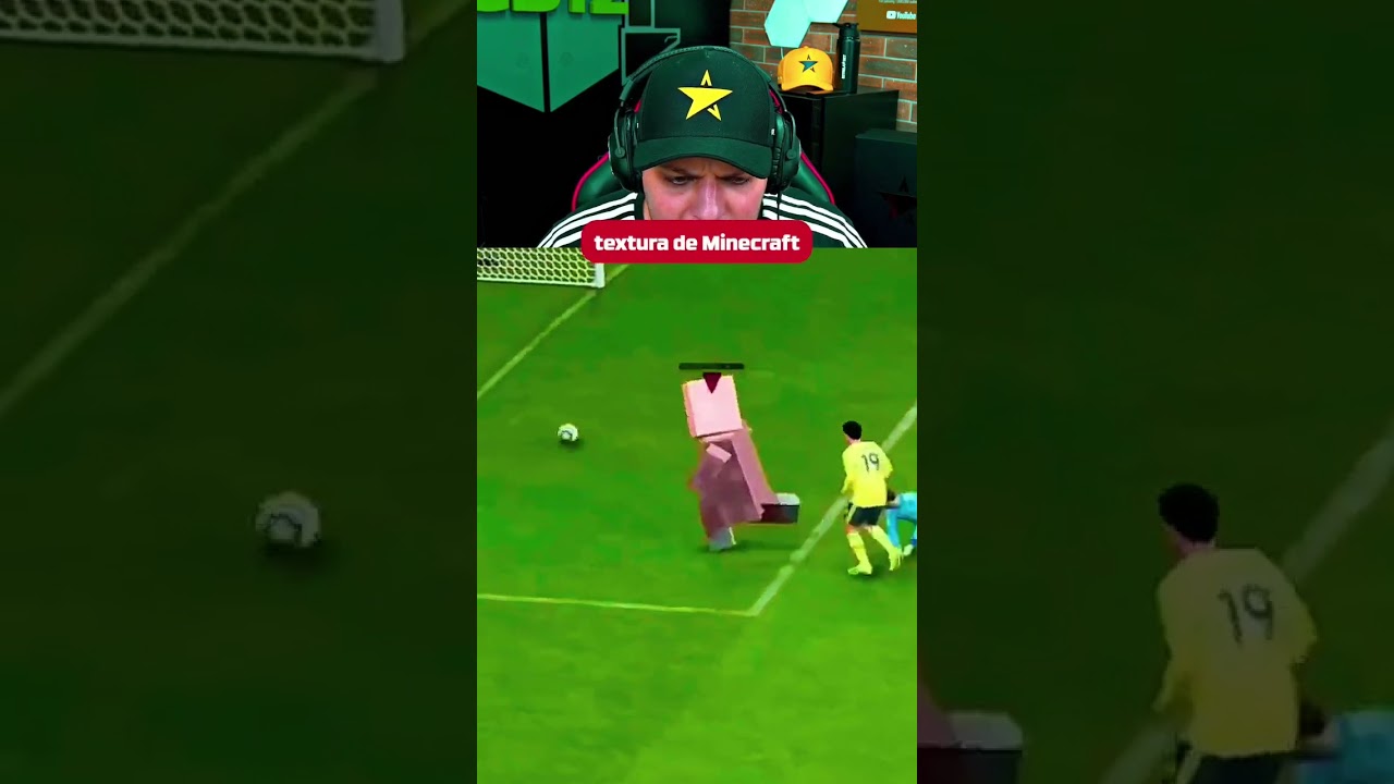 Futebol de Minecraft? Eu nunca vi isso! 😂 