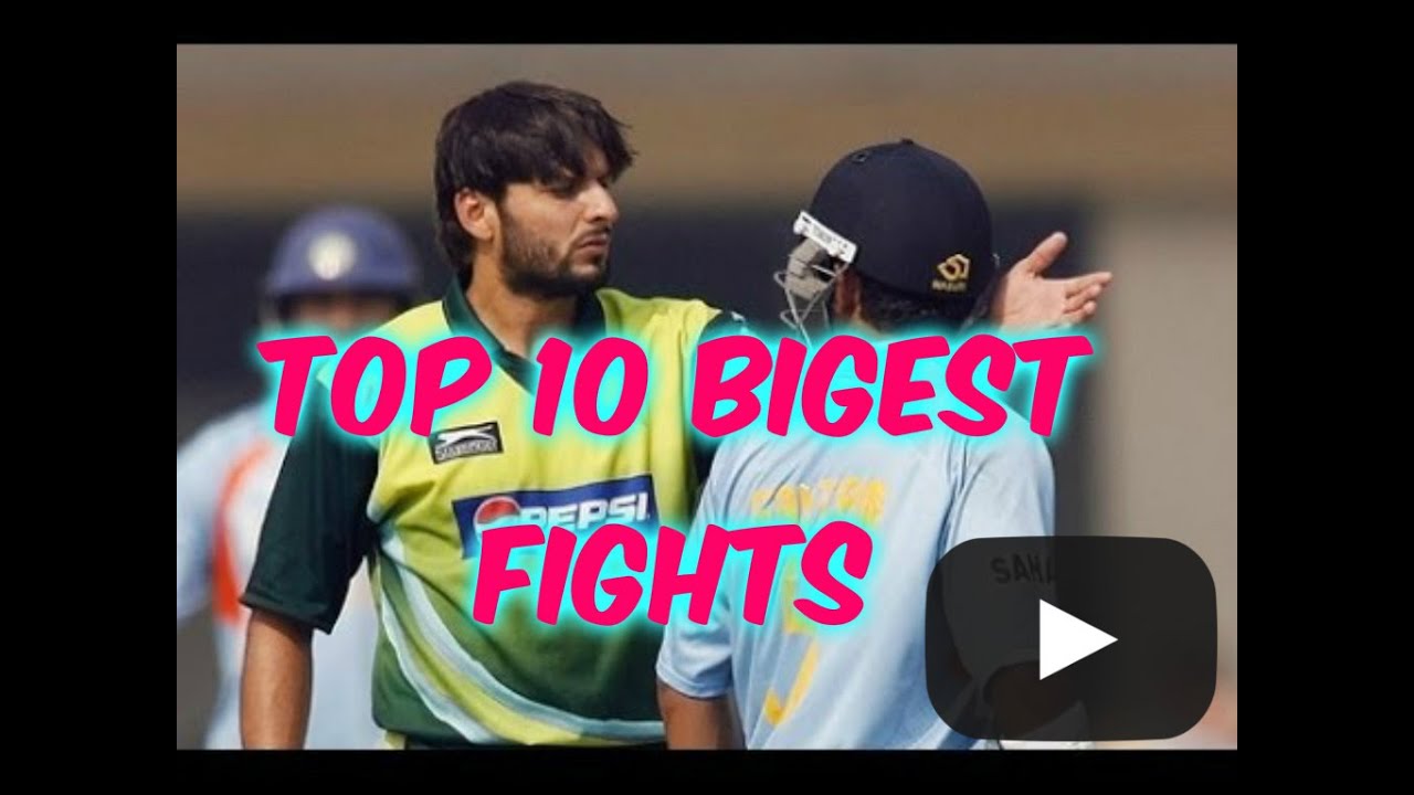 Top 10 Cricket Fights Between Players in Cricket History