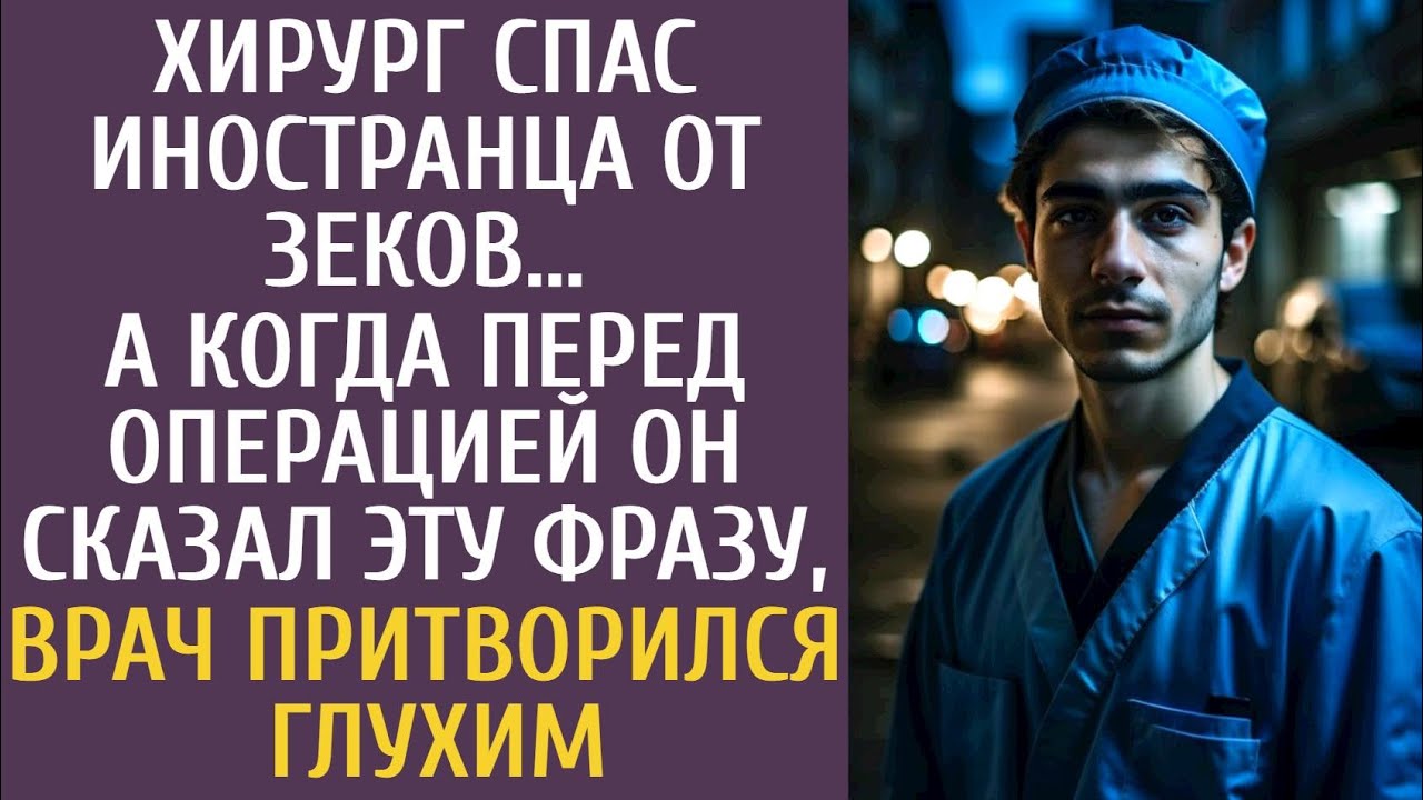 Хирург спас иностранца от зеков… А едва перед операцией он сказал ЭТУ фразу, врач притворился глухим