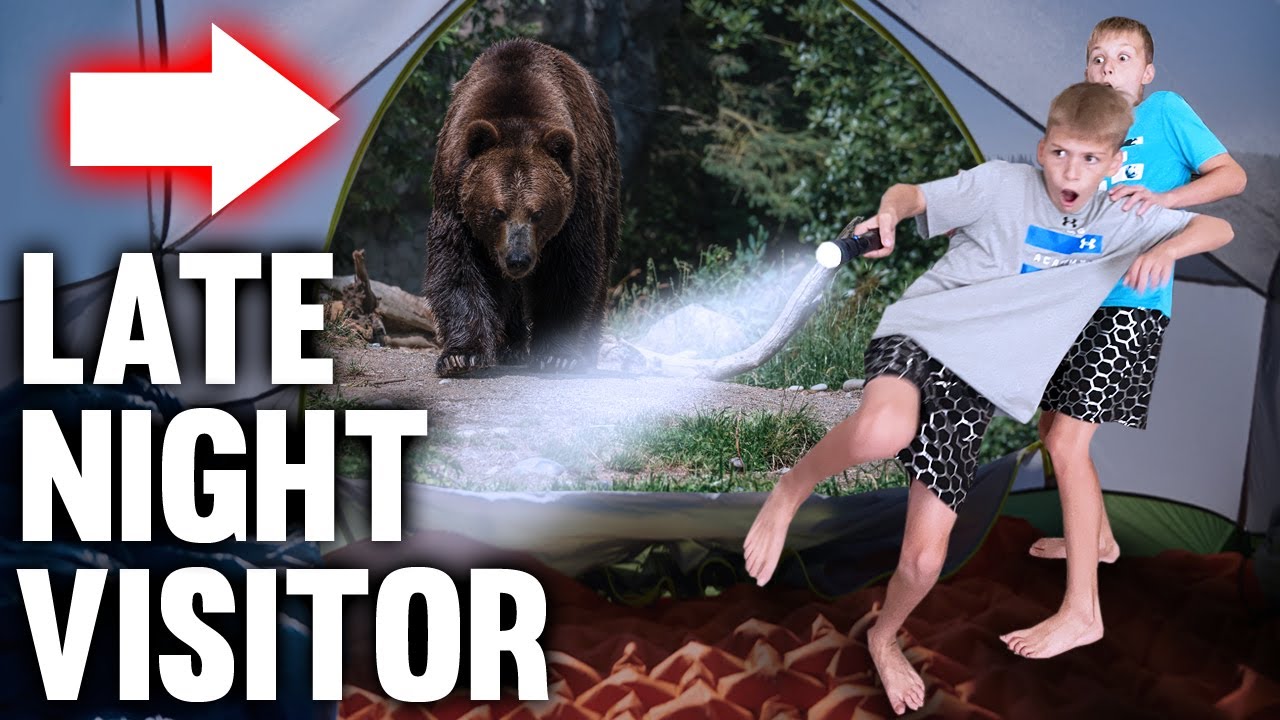 Tent Intruder! Big Bear Boys Camp!