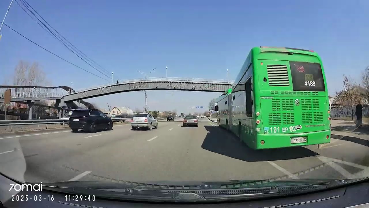 Almaty road trip. Мкр Думан. 16 марта 2025  #kazakhstan #roads #almaty