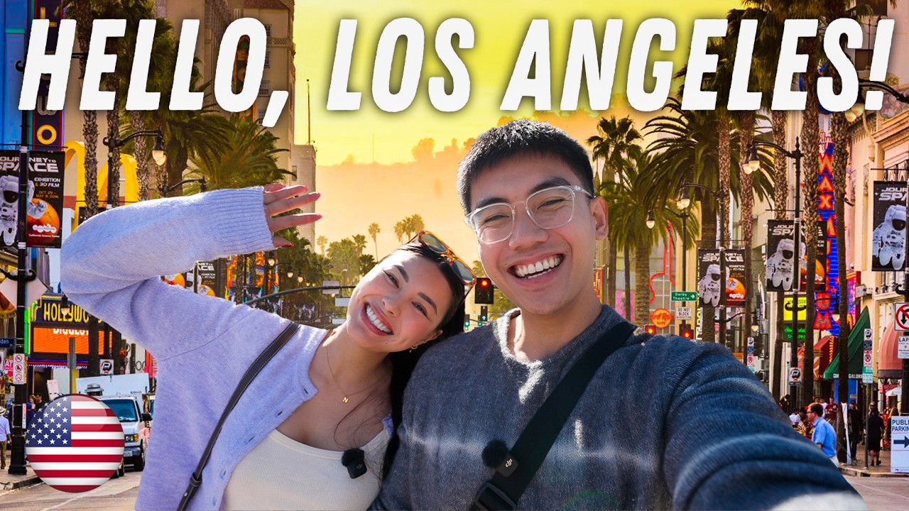 First 24 Hours in LOS ANGELES, California! 🇺🇸 