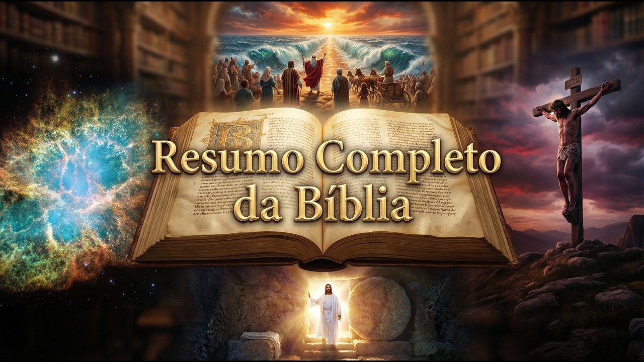 RESUMO DA BÍBLIA EM 15 MINUTOS: DESCUBRA O PLANO DA SALVAÇÃO - DO GÊNESIS AO APOCALIPSE!