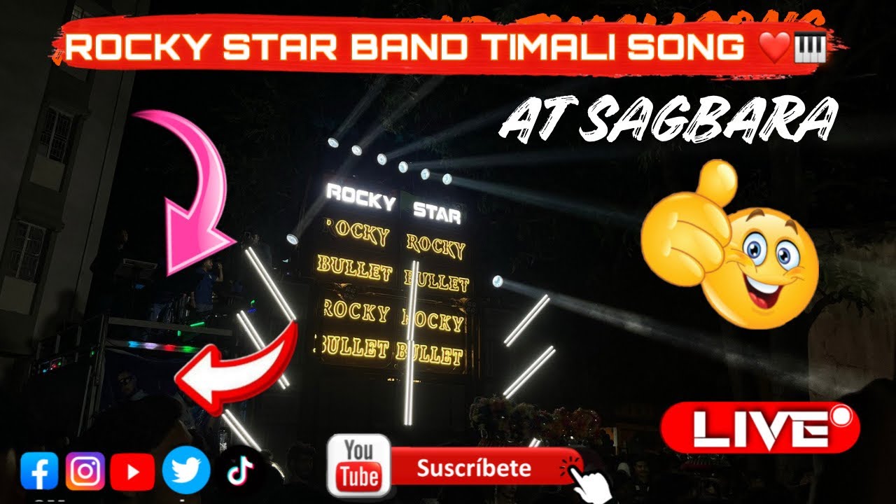 ROCKY SATR BAND TIMALI SONG 2026 AT SAGBARA NARMADA DEAT 30 /01/2026 ❤️🎼