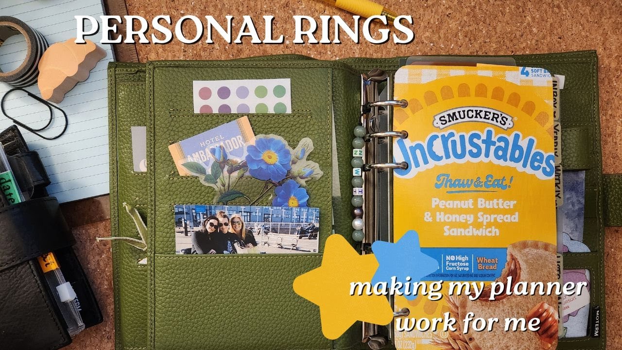 Personal Rings - Making My Planner Work  ☆ plan & chat