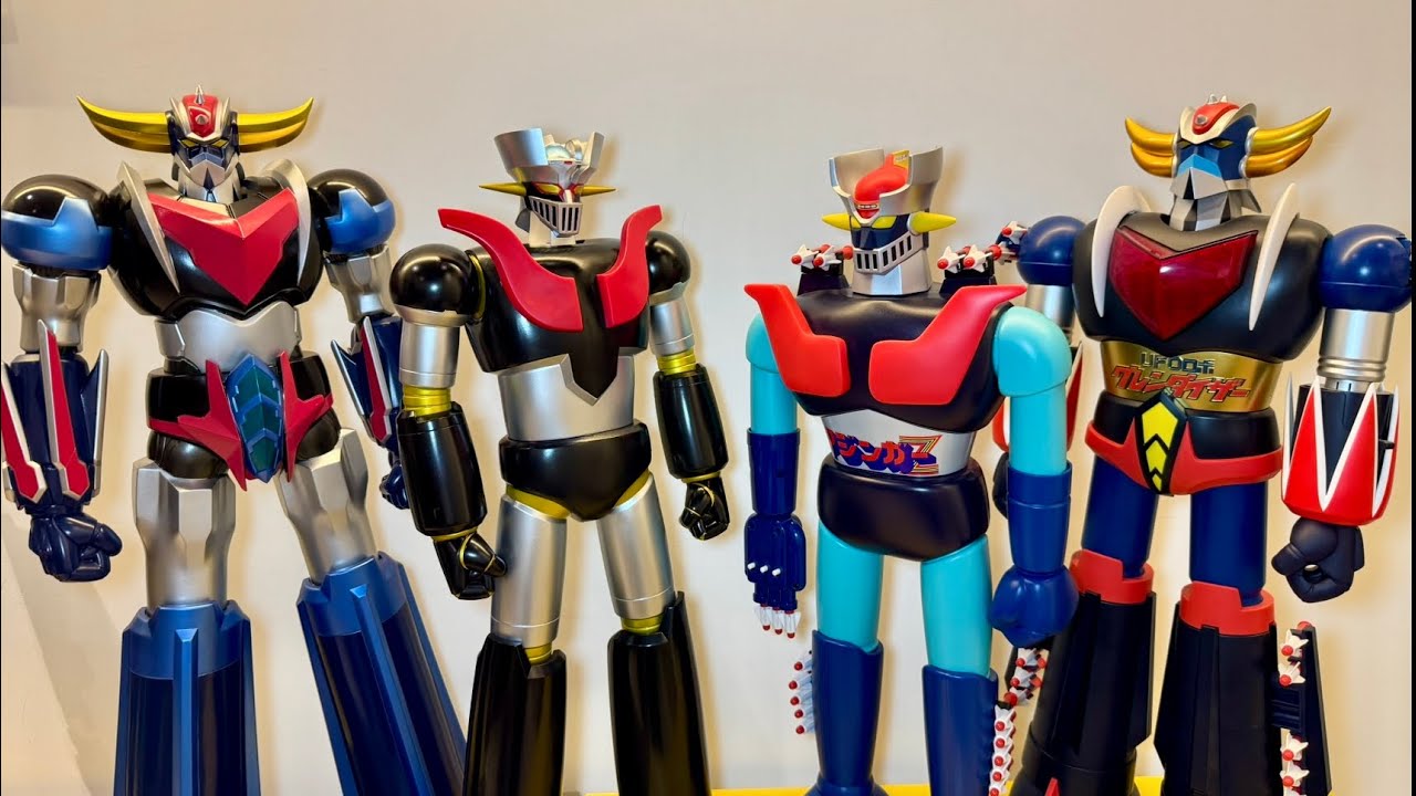 UFO ROBOT GRENDIZER U and MAZINGER Z version U PLEX JUMBO SOFUBI