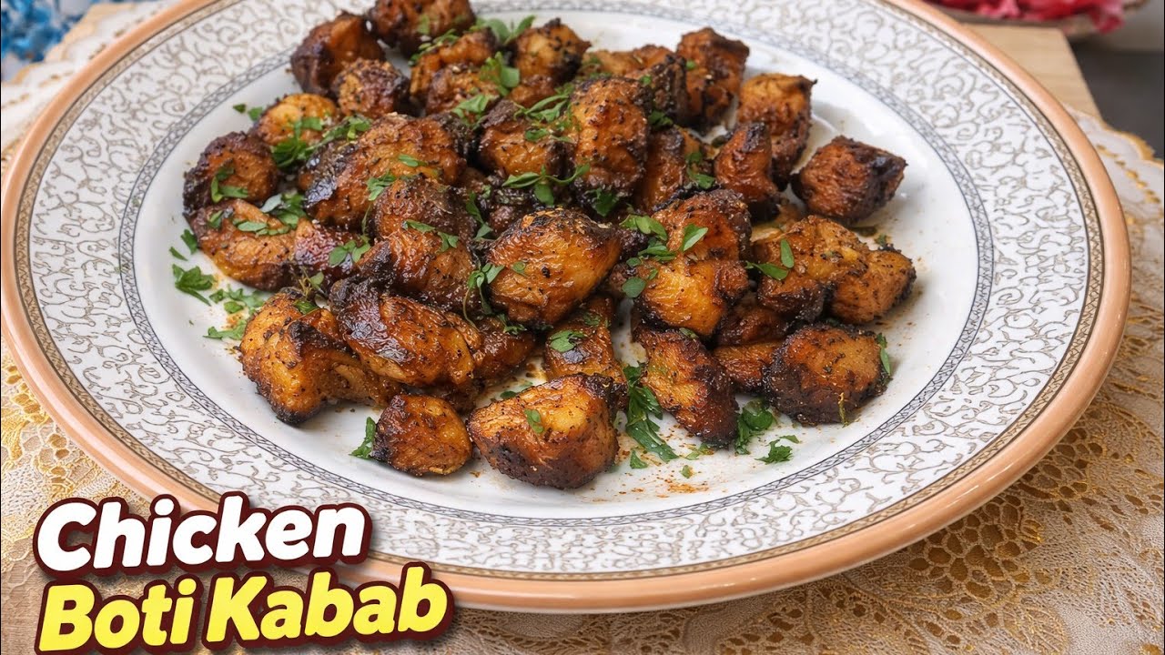 Chicken Boti Kabab|Chicken Tikka Boti Kabab|How To Make Chicken Boti Kabab|Sadath cooking world